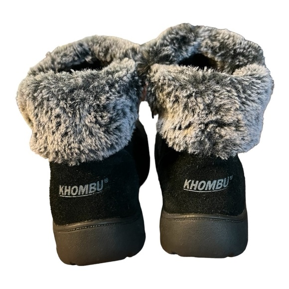 Khombu Jessica Side Zip Booties With Faux Fur Trim Woman’s Size 7M - Picture 8 of 13